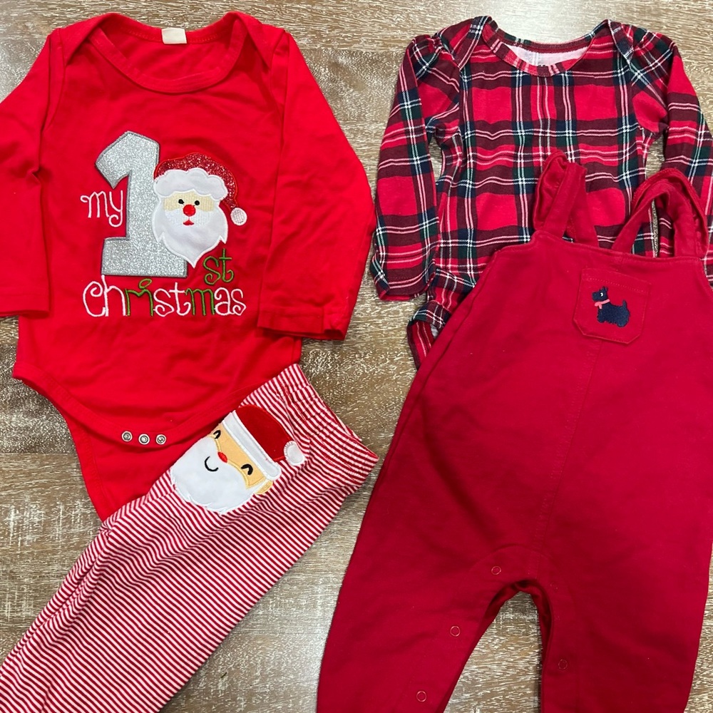 Unisex Holiday bundle for 3-6 months infant